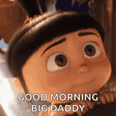 Despicable Me Character Saying Good Morning Big Daddy GIF