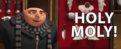 Despicable Me Character Saying Holy Moly GIF