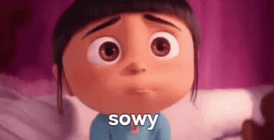 Despicable Me Girl Sitting Sad GIF