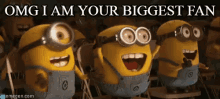 Despicable Me Minions Number 1 Biggest Fan GIF