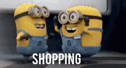 Despicable Me Minions Shopping GIF