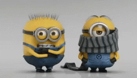 Despicable Minions Shivering GIF