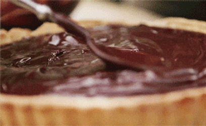 Dessert Chocolate And Hazelnut Tart GIF