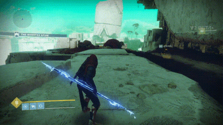 Destiny 2 Arc Strider Nerf Attacking GIF