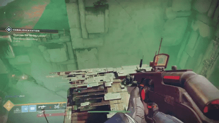 Destiny 2 Attacking On Air Game Play GIF