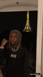 Destroy Lonely Dancing At Front Of Eiffel Tower GIF