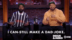 Desus And Meiro Dad Joke Fist Pump GIF