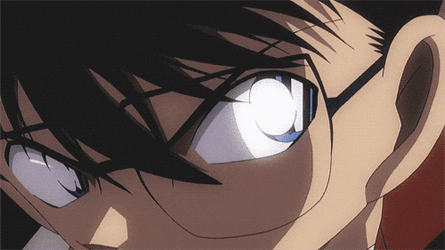 Detective Conan Giving A Kick GIF