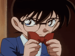Detective Conan Red Bow Tie GIF