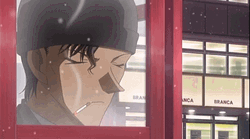 Detective Conan Snowing GIF