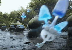 Detective Pikachu And Harry Goodman With Bulbasaurs GIF
