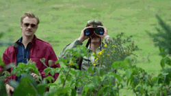 Detectives Spying Thru Binoculars GIF