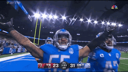 Detroit Lions Derrick Barnes Proud Win GIF