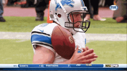 Detroit Lions Matthew Stafford Playing Football GIF