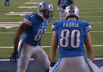 Detroit Lions Player Twerking Among Us Meme GIF