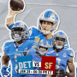 Detroit Lions Vs San Francisco Game Day GIF