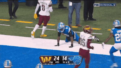 Detroit Lions Vs Washington Redskins Football Game GIF