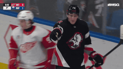 Detroit Red Wings Vs Saskatoon Sabres Hockey Game GIF