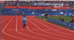 Devers On The Track GIF