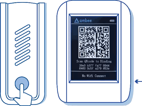 Device With QR Code Sticker