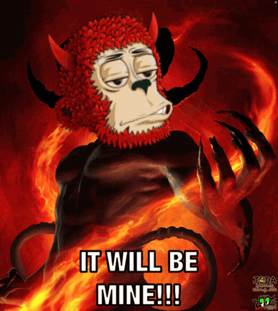 Devil Cartoon Saying It Will Be Mine GIF