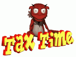 Devil Cartoon Taxes Time GIF