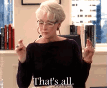 Devil Wears Prada Meryl Streep Sassy Scene GIF