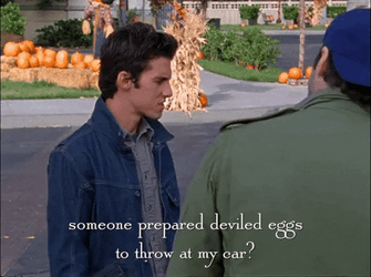 Deviled Egg Laying King GIF
