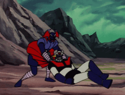 Devilman Body Slam Mazinger Z GIF