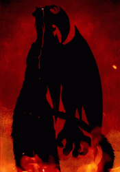 Devilman Crybaby Flaming Monster GIF