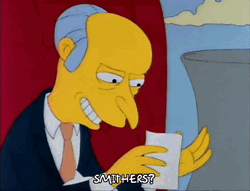 Devious Mr Burns The Simpsons GIF