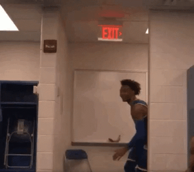 Devonte Jayhawks Rock Chalk GIF