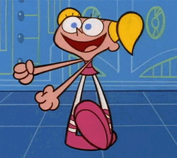 Dexter Dee Dee Dance Happy Happy Joy Joy GIF