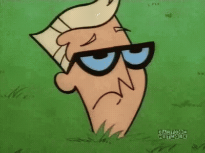 Dexter From Dexter 'S Laboratory Is Wearing Sunglasses And Making A Funny Face . GIF