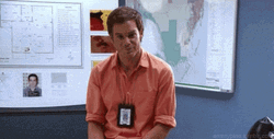 Dexter Morgan Fingers Directed On To Hotdog Lovers Lawn GIF