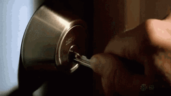 Dexter Morgan Locking The Door GIF