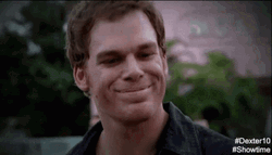Dexter Morgan Walking Away Smiling GIF