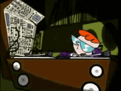 Dexter's Laboratory Dexter Music DJ GIF