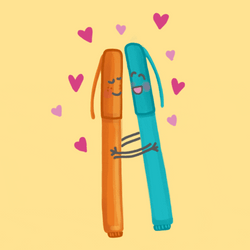 Diabetes Two Insulin Pens GIF