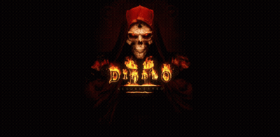 Diablo 2 Resurrected Poster Skull GIF