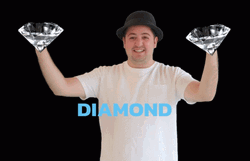 Diamond Hands Christian Gravias Bitcoin Meme