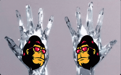 Diamond Hands Feed Every Gorilla (FEG) Coins GIF