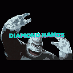 Diamond Hands Gorilla NFT GIF