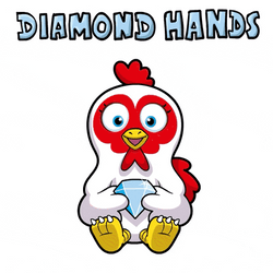 Diamond Hands Hen GIF