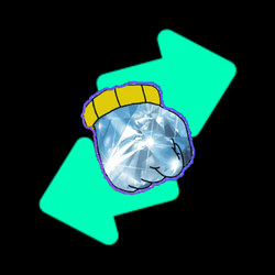 Diamond Hands Of Arthurs Fist With Green Arrow GIF