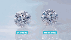 Diamond Moissanite Brilliant Gems Sparkling