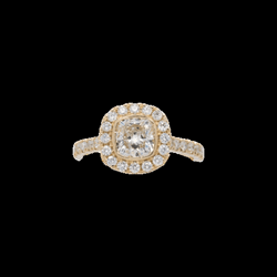 Diamond Ring Gold Sparkling Cavalier GIF