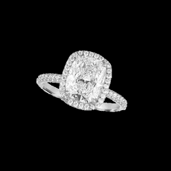 Diamond Wedding Ring Black Background GIF