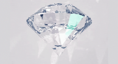 Diamond With Green Stripe GIF