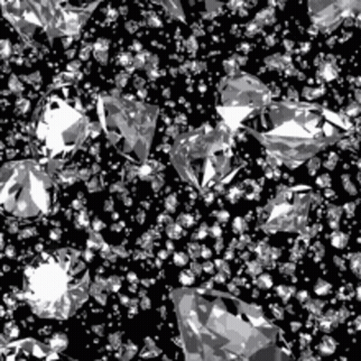 Diamonds On Black Background GIF